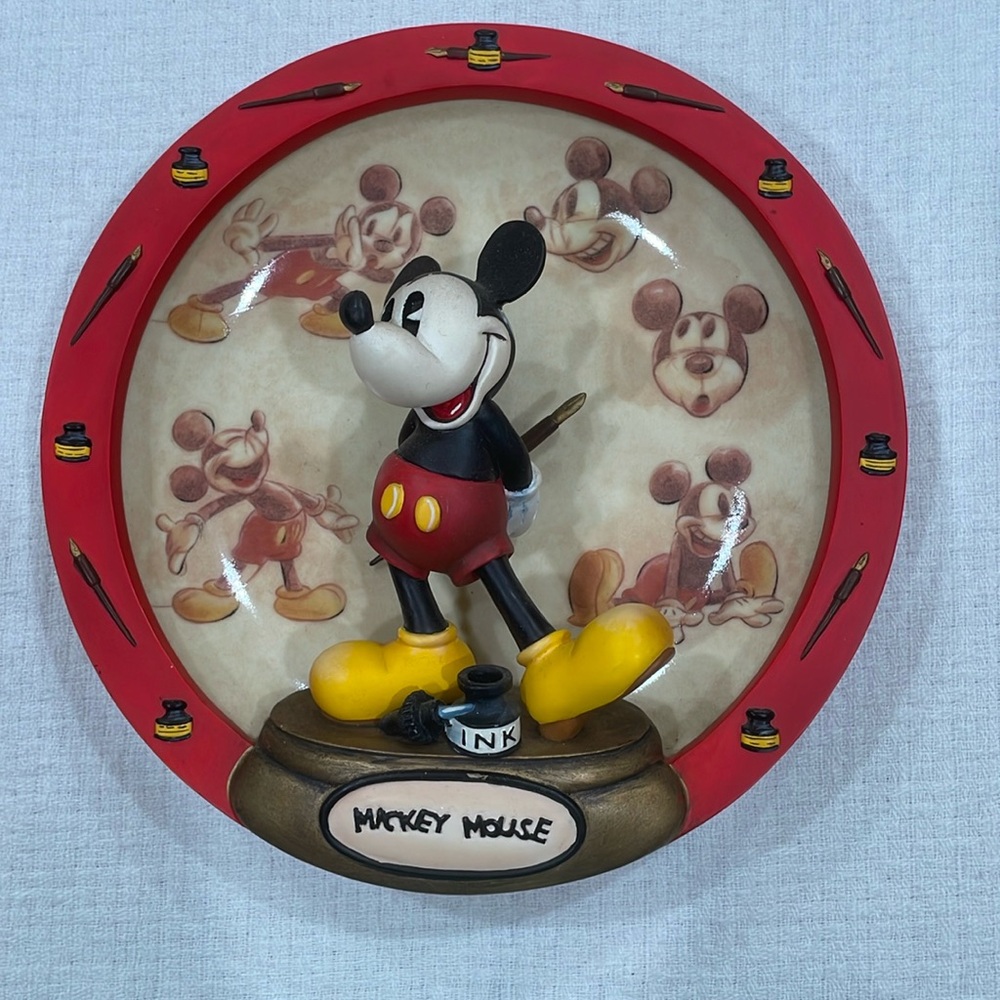 Walt Disney’s Mickey Mouse ”From the drawing board” collectors plate